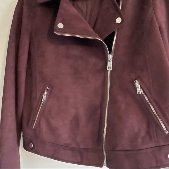 Loft Faux Suede Moto Jacket - Picture 8 of 8